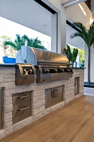 Fire Magic built-in grill
