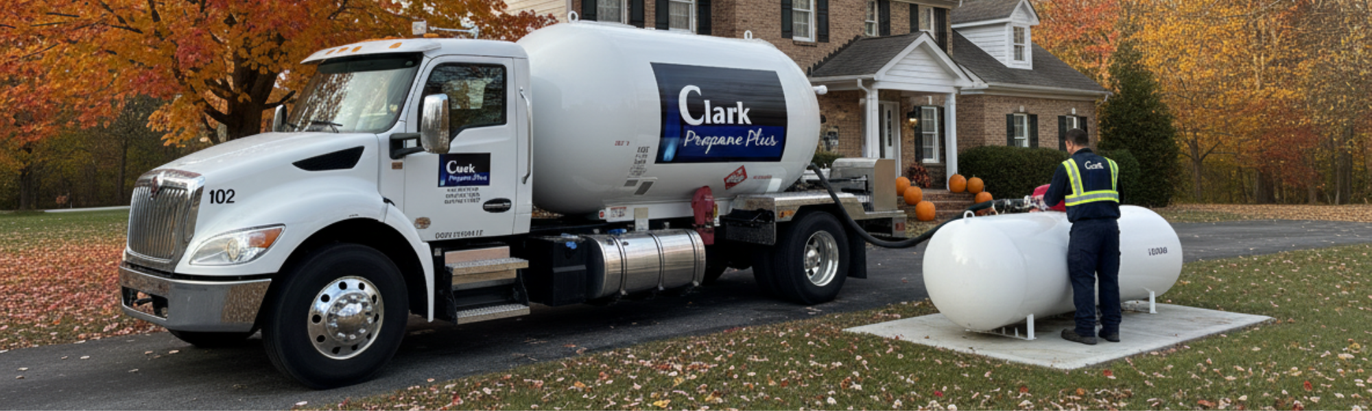 Clark Propane Plus residential propane tank and delivery services in Central Kentucky