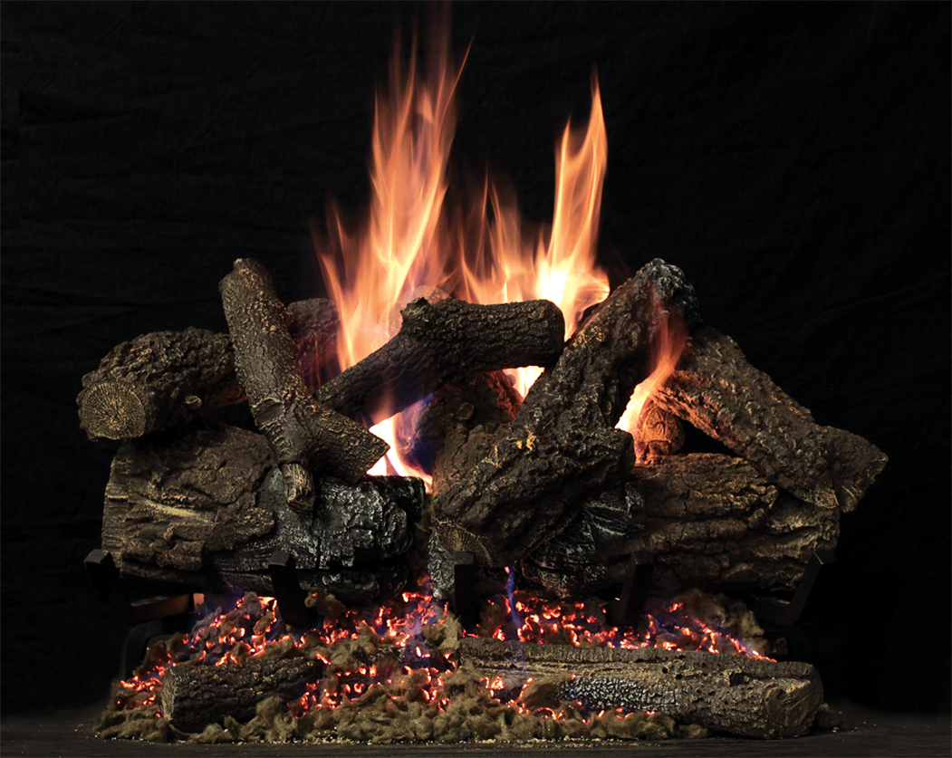 White Mountain Hearth Slope Glaze vented logs