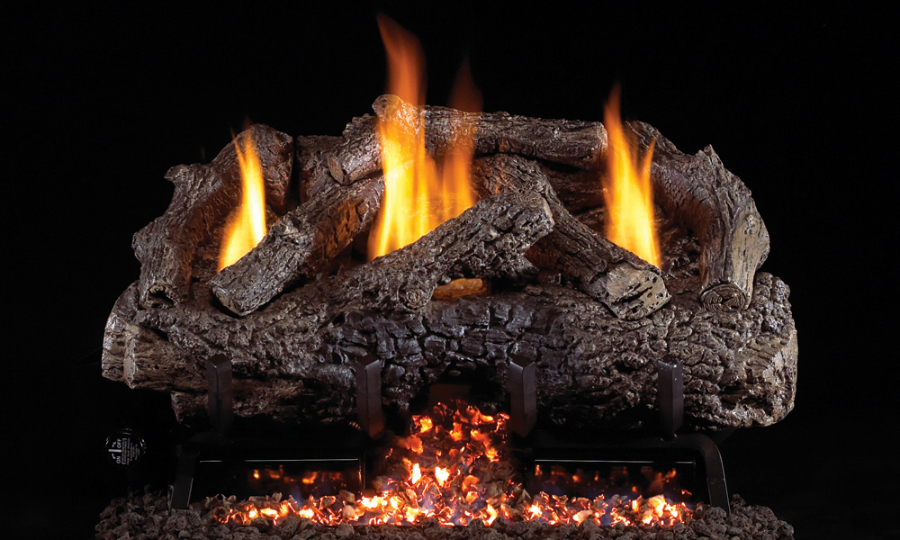 Real Fyre hand-painted vent-free gas logs